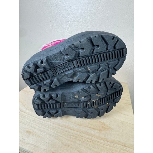 Sorel Little Kid Girls Snow boot SNOW COMMANDER Children's Boot Pink Blush - Picture 4 of 9